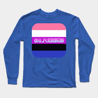 Mirrored Genderfluid Long Sleeve T-Shirt